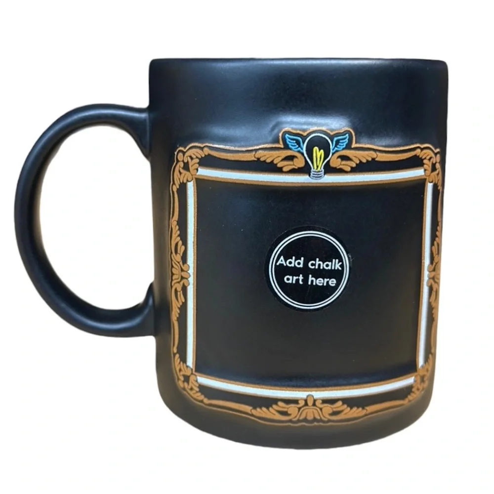 New Disney World Epcot Festival of the Arts Figment 15oz Chalk Board Coffee Mug